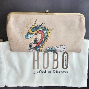 Hobo pebble Lauren Dragon clutch wallet